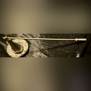 Pewter Flower Petal candle snuffer set